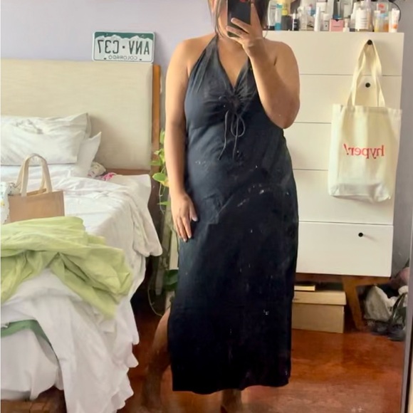 Abercrombie & Fitch Halter Midi Dress - Picture 2 of 3